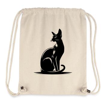Oriental Shorthair Cat - Stanley/Stella Recycled Gym Bag - natural - Front