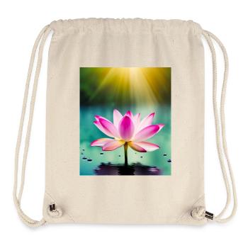 Lotus - Stanley/Stella Recycled Gym Bag - natural - Front