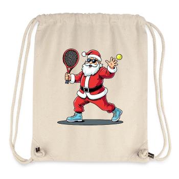 Tennis Jouer au Père Noël Tennis de Noël - Sac à cordon recyclé Stanley/Stella - blanc naturel - Devant