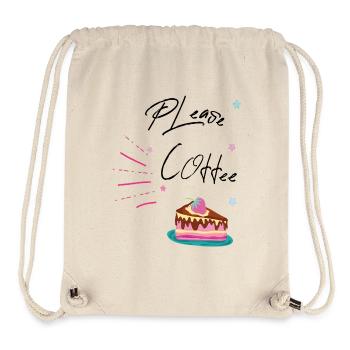 please coffee - Stanley/Stella recycelter Gym Bag - Naturweiß - Vorne