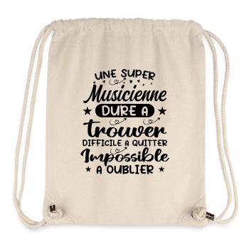 Ein Supermusiker - Musiker Geschenk - Stanley/Stella recycelter Gym Bag - Naturweiß - Vorne