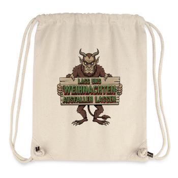 Let's skip Christmas - Stanley/Stella Recycled Gym Bag - natural - Front