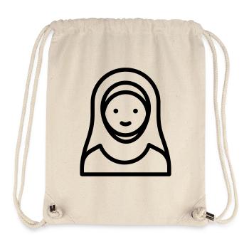 Muslim woman - Stanley/Stella Recycled Gym Bag - natural - Front