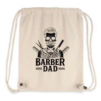 Père Barber Papa Barbier Coiffeur - Sac à cordon recyclé Stanley/Stella - blanc naturel - Devant