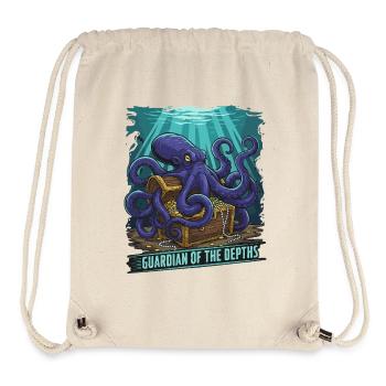Tiefsee-Wächter-Oktopus-Schatz - Stanley/Stella recycelter Gym Bag - Naturweiß - Vorne