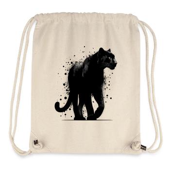 Elegant Panther - Stanley/Stella Recycled Gym Bag - natural - Front