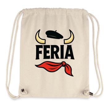 Feria – Baskenland - Stanley/Stella recycelter Gym Bag - Naturweiß - Vorne