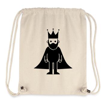 König Majestät - Stanley/Stella recycelter Gym Bag - Naturweiß - Vorne