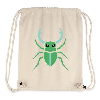 Grüner Skarabäus Symbol - Stanley/Stella recycelter Gym Bag - Naturweiß - Vorne