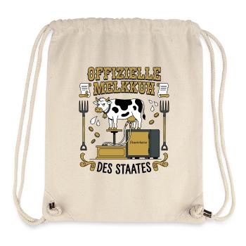 Official Milking Cow of the State - Stanley/Stella Recycled Gym Bag - natural - Front