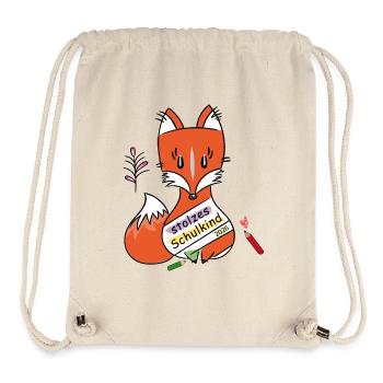 Stolzes Schulkind 2026 - Stanley/Stella recycelter Gym Bag - Naturweiß - Vorne
