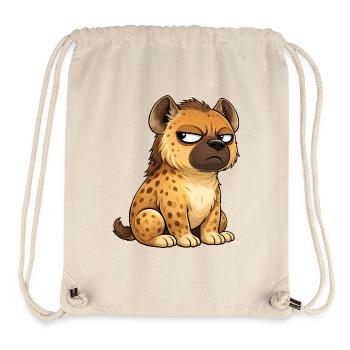 Cute skeptical hyena cartoon funny whimsical - Stanley/Stella Recycled Gym Bag - natural - Front