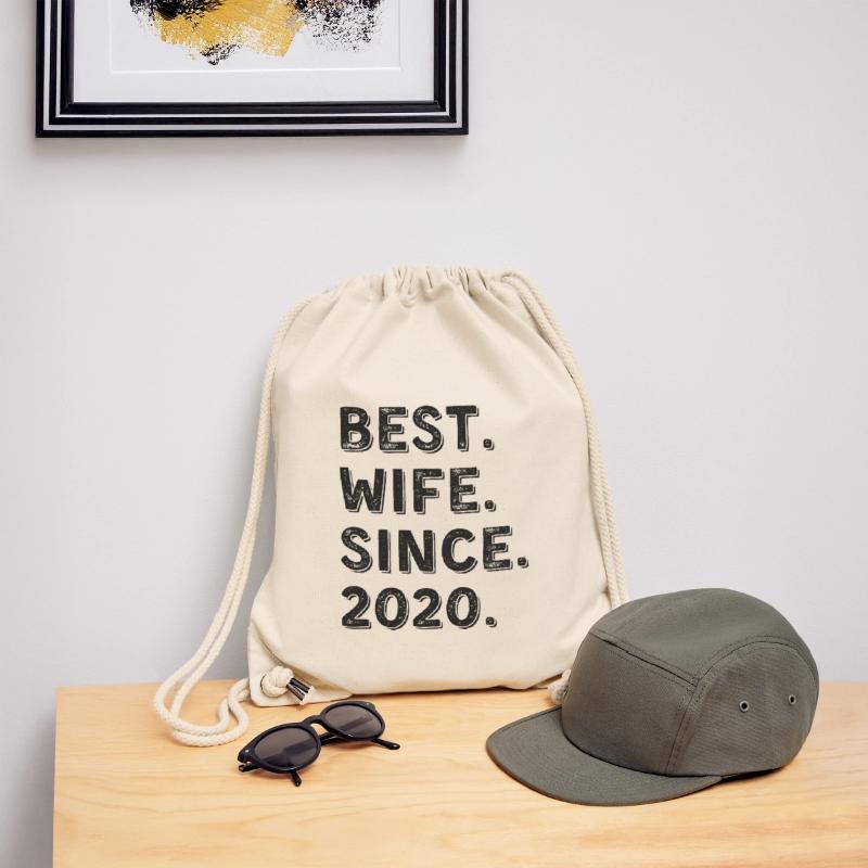 Beste Ehefrau seit 2020 6-jähriges Jubiläumsgeschenk Stanley/Stella recycelter Gym Bag