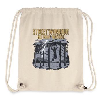 calisthenics workout - Stanley/Stella Recycled Gym Bag - natural - Front