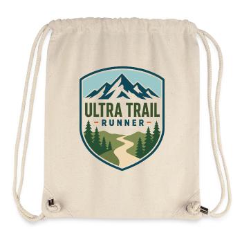 Ultra Trail Runner Mountain Shield - Stanley/Stella recycelter Gym Bag - Naturweiß - Vorne