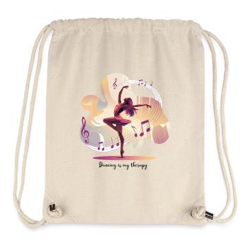 La danse est ma thérapie – Dancing Ballet Hip-Hop - Sac à cordon recyclé Stanley/Stella - blanc naturel - Devant