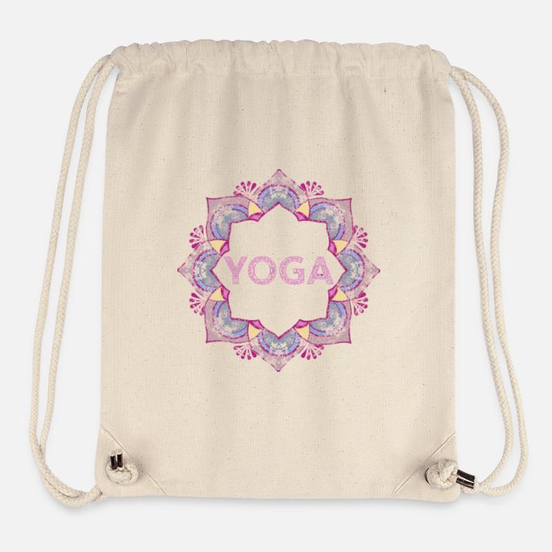 yoga - Sac à cordon recyclé Stanley/Stella - blanc naturel