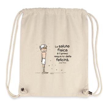 La Salute Fisica - Stanley/Stella recycelter Gym Bag - Naturweiß - Vorne
