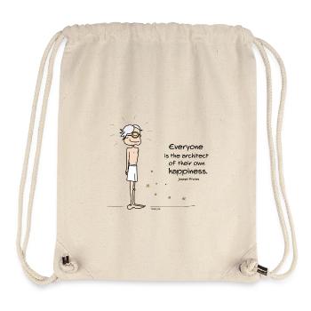 Architect of Happiness - Stanley/Stella recycelter Gym Bag - Naturweiß - Vorne