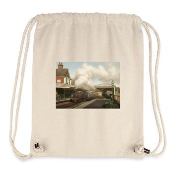 Dampf-Ära Kingscote - Stanley/Stella recycelter Gym Bag - Naturweiß - Vorne