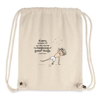 Every Moment - Stanley/Stella Recycled Gym Bag - natural - Front