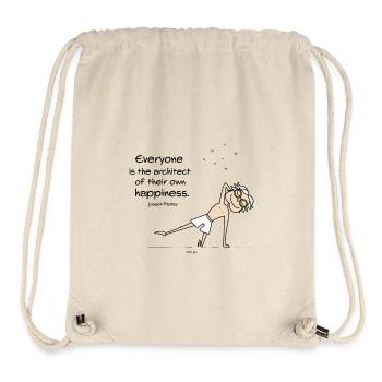 Architect of Happiness - Stanley/Stella Recycled Gym Bag - natural - Front