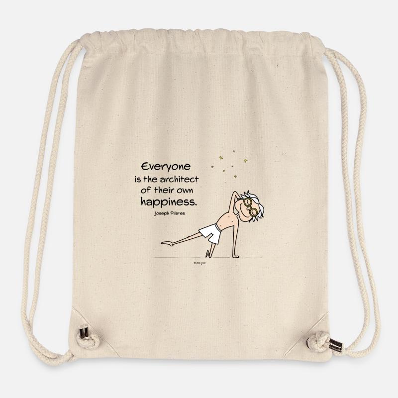 Architect of Happiness - Stanley/Stella recycelter Gym Bag - Naturweiß