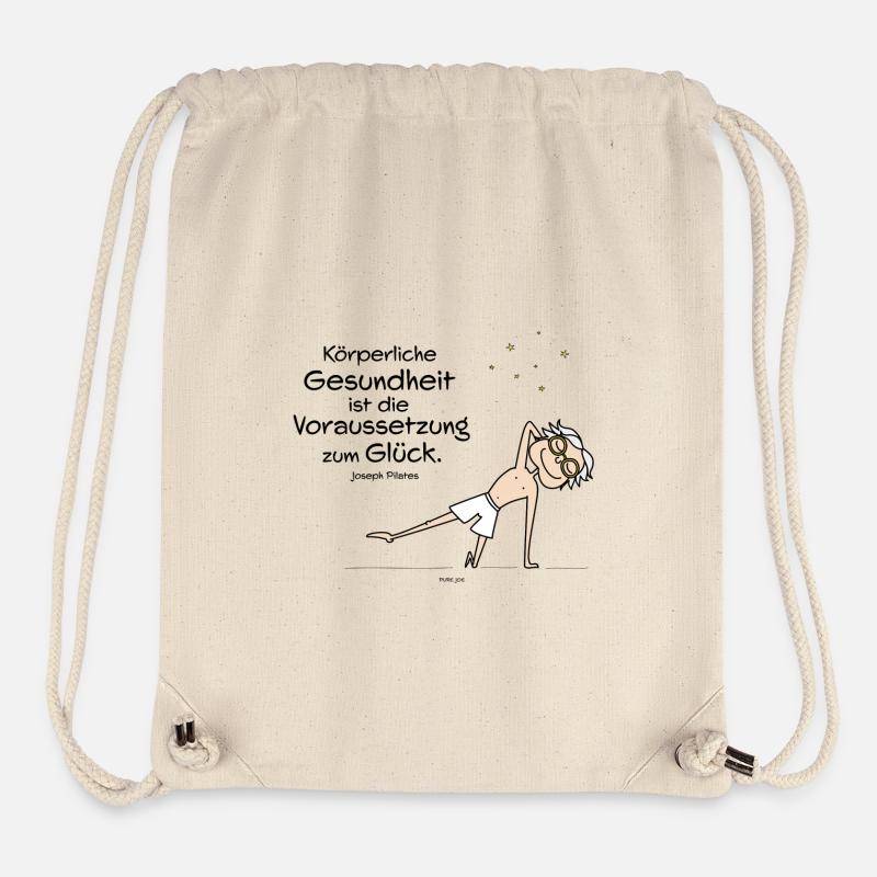 Körperliche Gesundheit - Stanley/Stella recycelter Gym Bag - Naturweiß