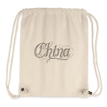 China - Stanley/Stella recycelter Gym Bag - Naturweiß - Vorne
