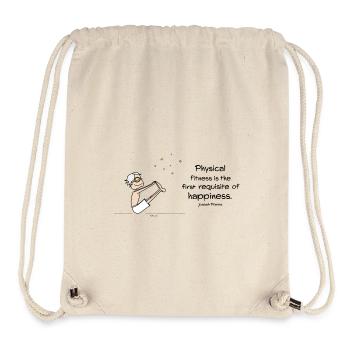 Physical Fitness - Stanley/Stella recycelter Gym Bag - Naturweiß - Vorne