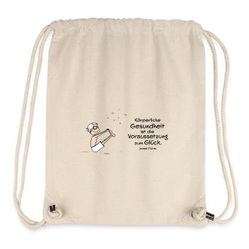 02 Körperliche Gesundheit Accessoires - Stanley/Stella recycelter Gym Bag - Naturweiß - Vorne