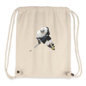 Hockey - Sac à cordon recyclé Stanley/Stella - blanc naturel - Devant