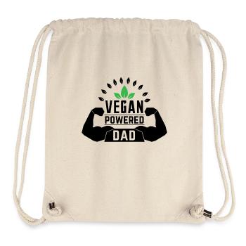 Vegan powered Dad - Stanley/Stella Recycled Gym Bag - natural - Front