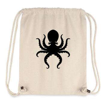 Oktopus - Stanley/Stella recycelter Gym Bag - Naturweiß - Vorne