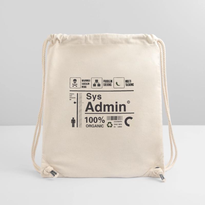 Sys Admin Penguin Computer Nerd pc Board cpu ner Stanley/Stella Recycled Gym Bag