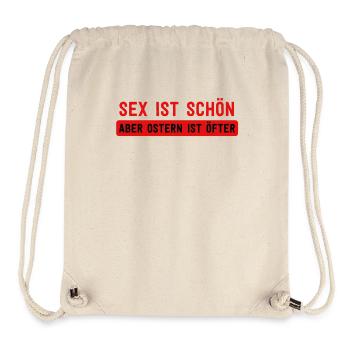 Lustige Sprüche Humor Funny versaut Sex Geschenk - Stanley/Stella recycelter Gym Bag - Naturweiß - Vorne