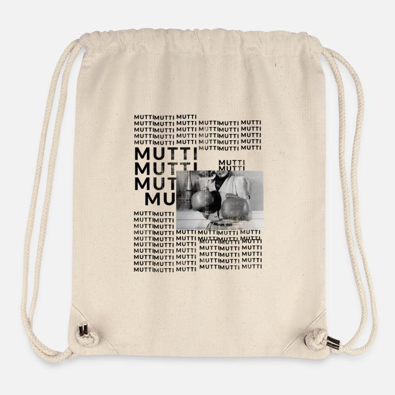 Maman Maman Maman - Sac à cordon recyclé Stanley/Stella - blanc naturel