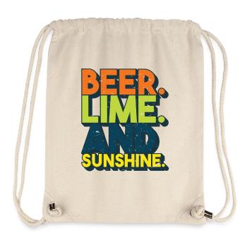 Bonne bière - Sac à cordon recyclé Stanley/Stella - blanc naturel - Devant