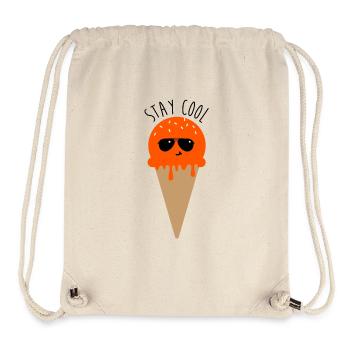 STAY COOL - Summer Cream - Stanley/Stella Recycled Gym Bag - natural - Front