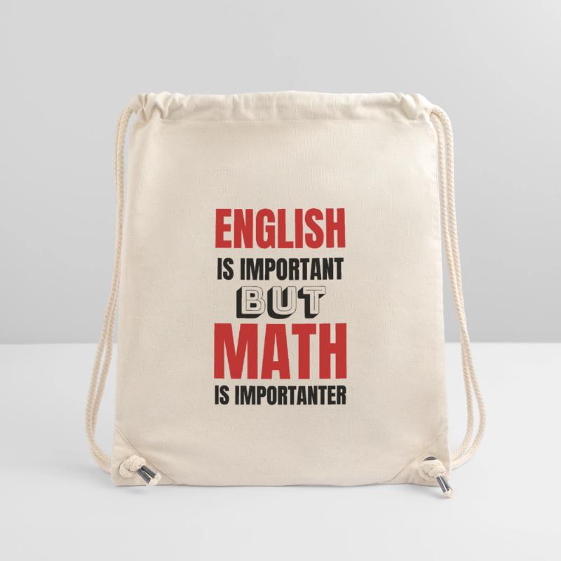 Math teacher mathematician math student gift idea Stanley/Stella Recycled Gym Bag