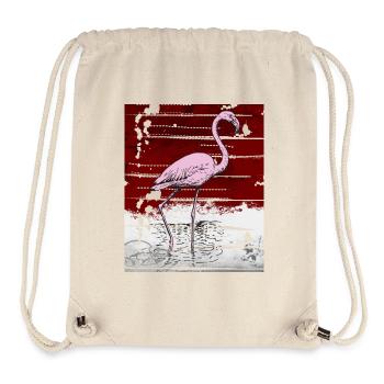 Pink flamingo - Stanley/Stella Recycled Gym Bag - natural - Front
