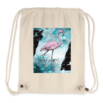 Pink flamingo - Stanley/Stella Recycled Gym Bag - natural - Front