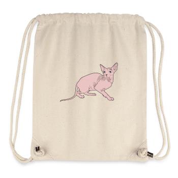 Cat Sphynx - Stanley/Stella Recycled Gym Bag - natural - Front