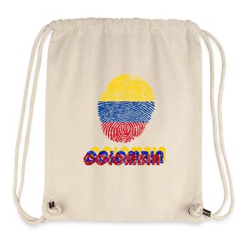 COLOMBIA,COLUMBIEN DNA FINGERPRINT - Stanley/Stella recycelter Gym Bag - Naturweiß - Vorne