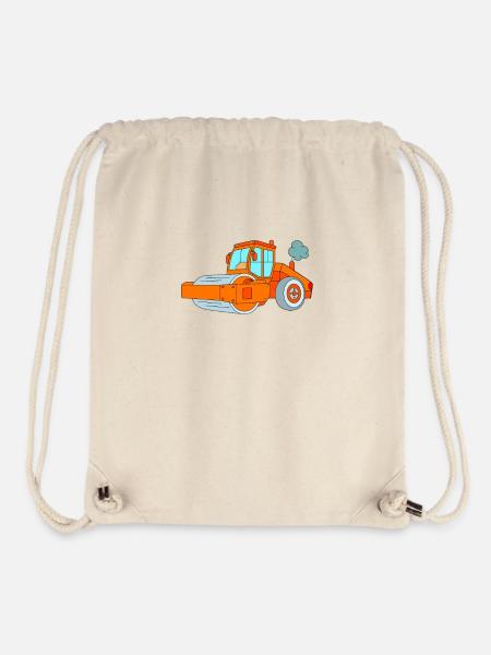 Steamroller - vehicle construction site - Stanley/Stella Recycled Gym Bag - natural