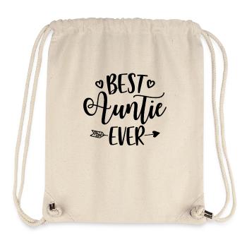 Best Auntie Ever - For the dearest aunt in the world - Stanley/Stella Recycled Gym Bag - natural - Front