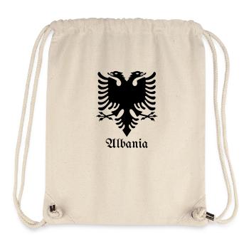 Albanischer Adler „Albanian Pride" - Stanley/Stella recycelter Gym Bag - Naturweiß - Vorne