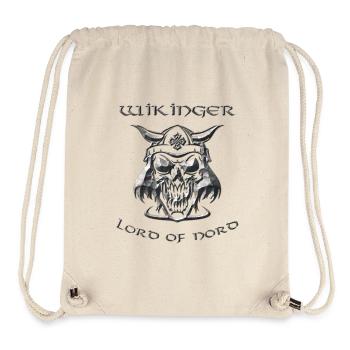 Vikings 1 - Sac à cordon recyclé Stanley/Stella - blanc naturel - Devant