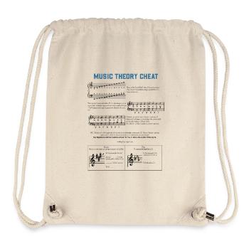 Musik Theorie Gitarre Klavier Geschenk - Stanley/Stella recycelter Gym Bag - Naturweiß - Vorne