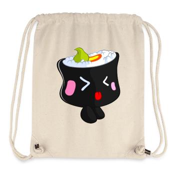 Maki.png - Sac à cordon recyclé Stanley/Stella - blanc naturel - Devant